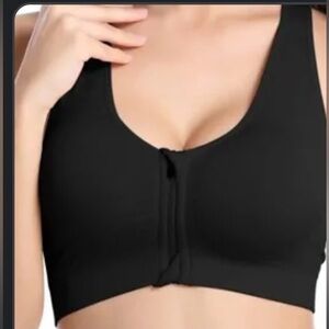 Velocity Sports Bra - Fitness Top, Black, Large